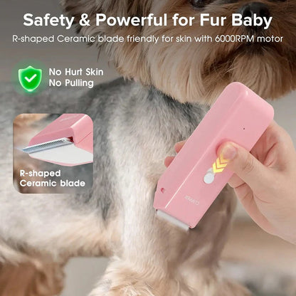 🐾 LIMITED-TIME ! ✨ Quiet Cordless Pet Clipper – Ceramic Blade, IPX7, 90 Min Runtime 🐶