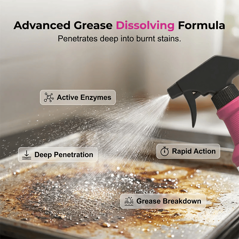 🔥Father's Day Sale: Non-Toxic Grill Cleaner - No Scrubbing, Cuts Grease In Seconds💧