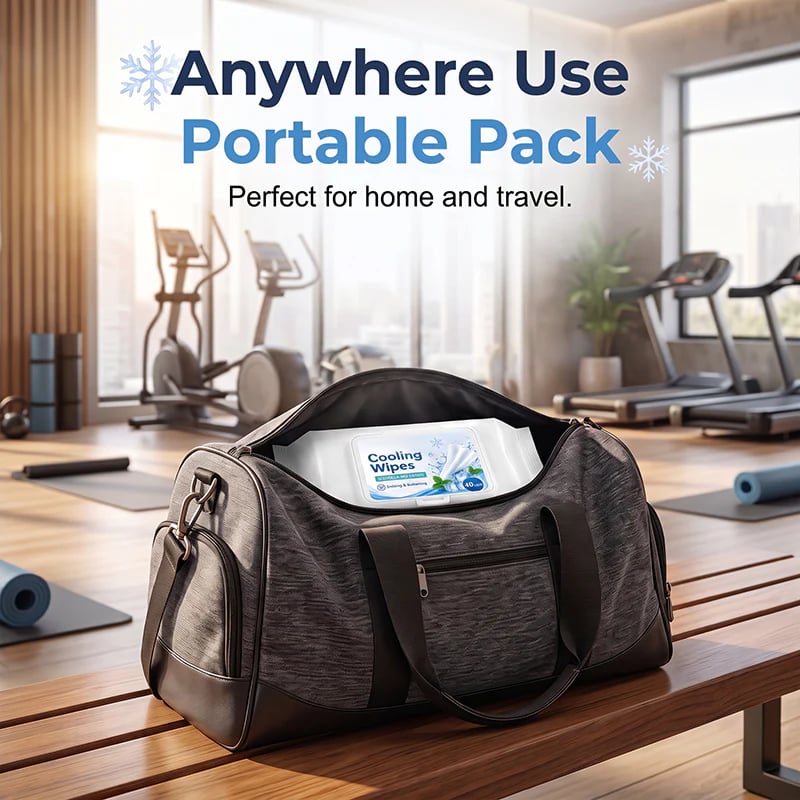 Portable Refreshing Wet Wipes for Gym