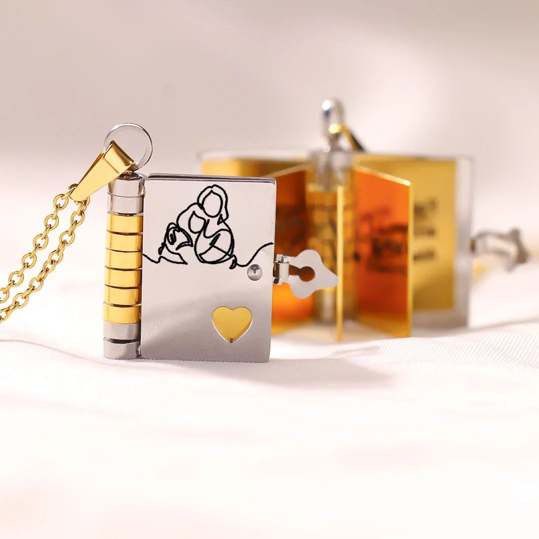 🔥HOT SALE🔥For Granddaughter and daughter - The Most Beautiful Chapter Book Necklace