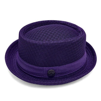 Unisex Breathable Mesh Pork Pie Hat