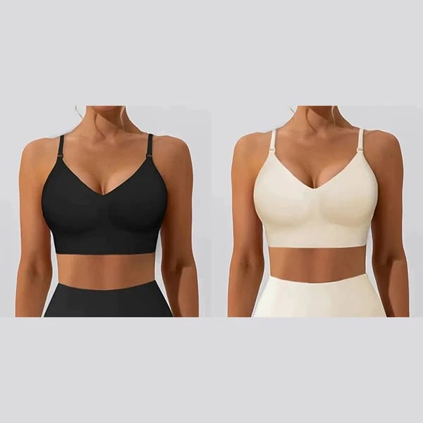 🔥Women's Solid Color Wireless Backless Bra