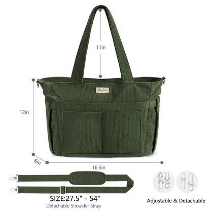 💕Hot sale 50% OFF👜 CORDUROY TOTE BAG FOR WOMEN