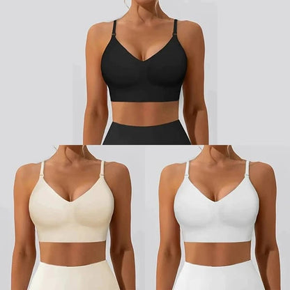 🔥Women's Solid Color Wireless Backless Bra