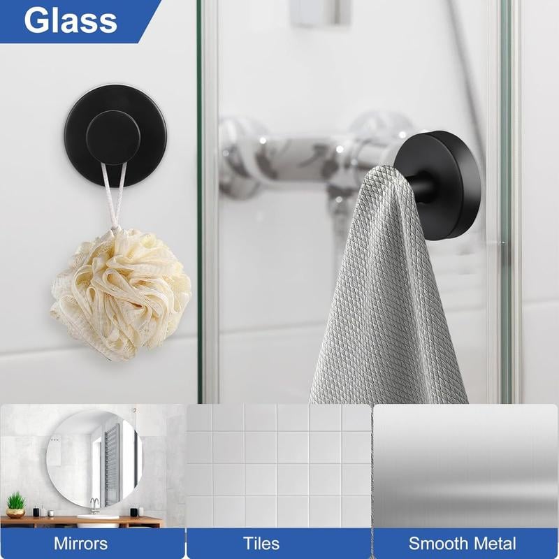 🔥2 Packs Suction Cup Hooks for Shower