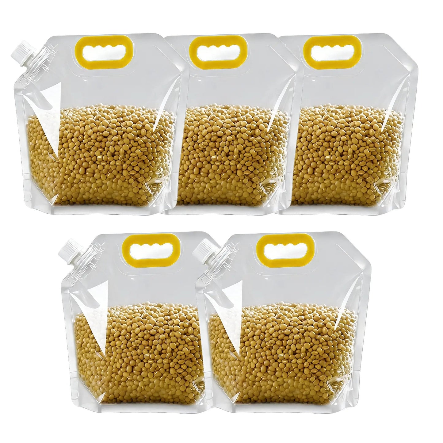 5 Counts Reusable Food Sealed Bags