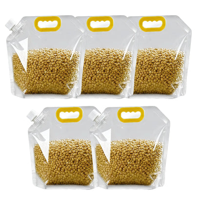 5 Counts Reusable Food Sealed Bags