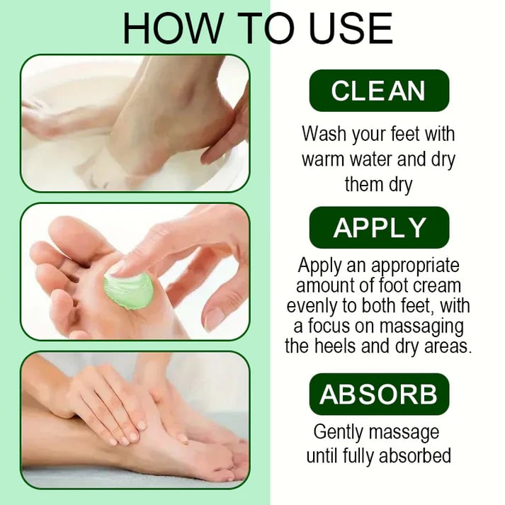 🥳2026 HOT SALE🥳💞50K+ Sold ✨Soothing Aloe Vera & Tea Tree Foot Moisturizer, Repairing Dry Cracked Feet Skin Care Cream