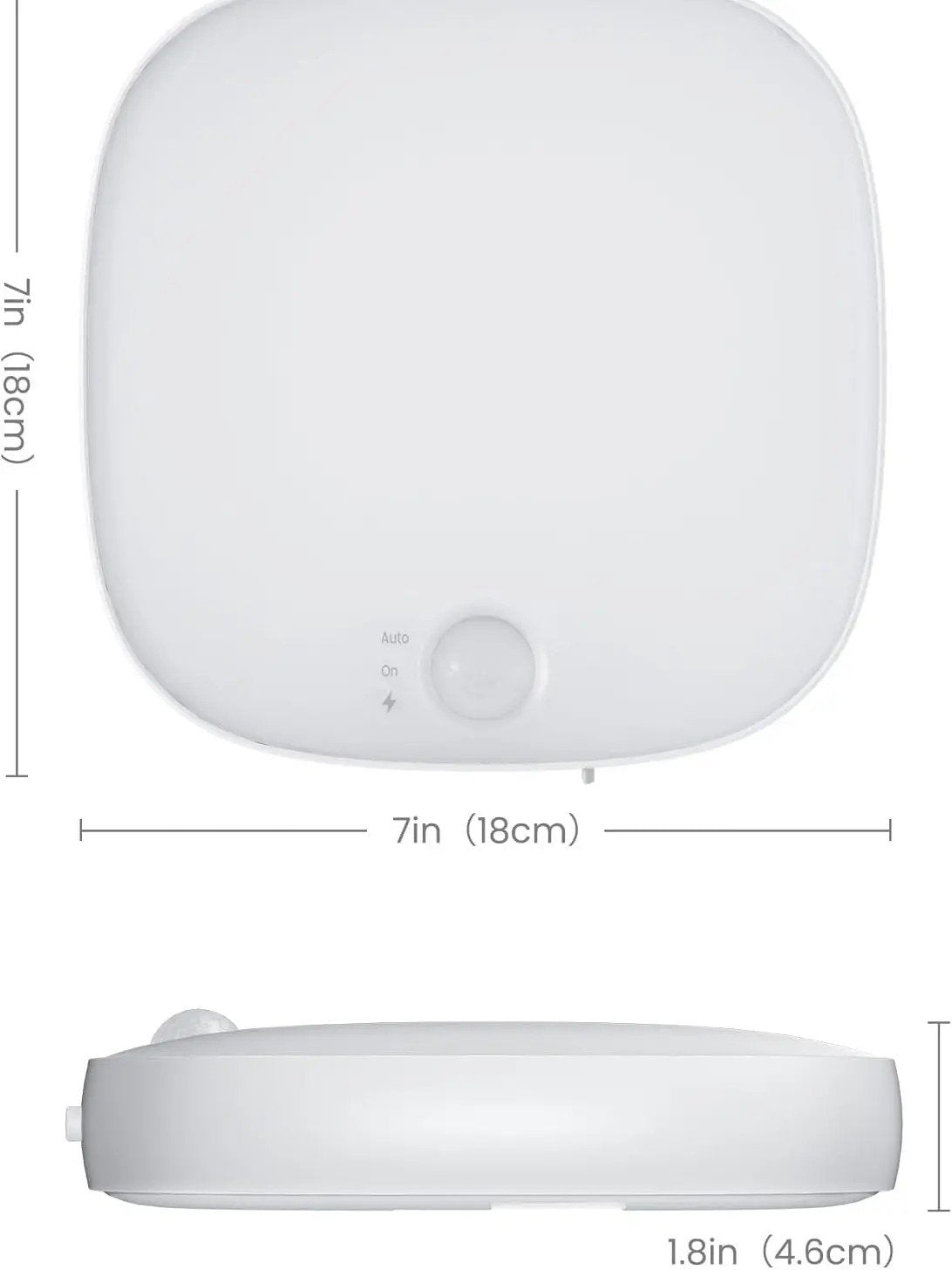 ⚡Hot Sales 49% OFF🔥Shower Lights IP65 Waterproof, Motion Sensor Ceiling Light, Rechargeable Closet Light with 10000mAh Battery