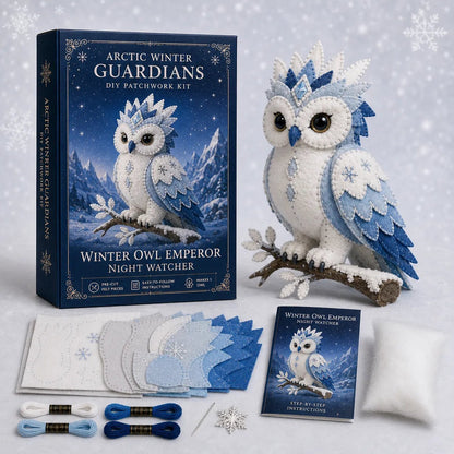 ❄️ Arctic Winter Guardians DIY Patchwork Kit
