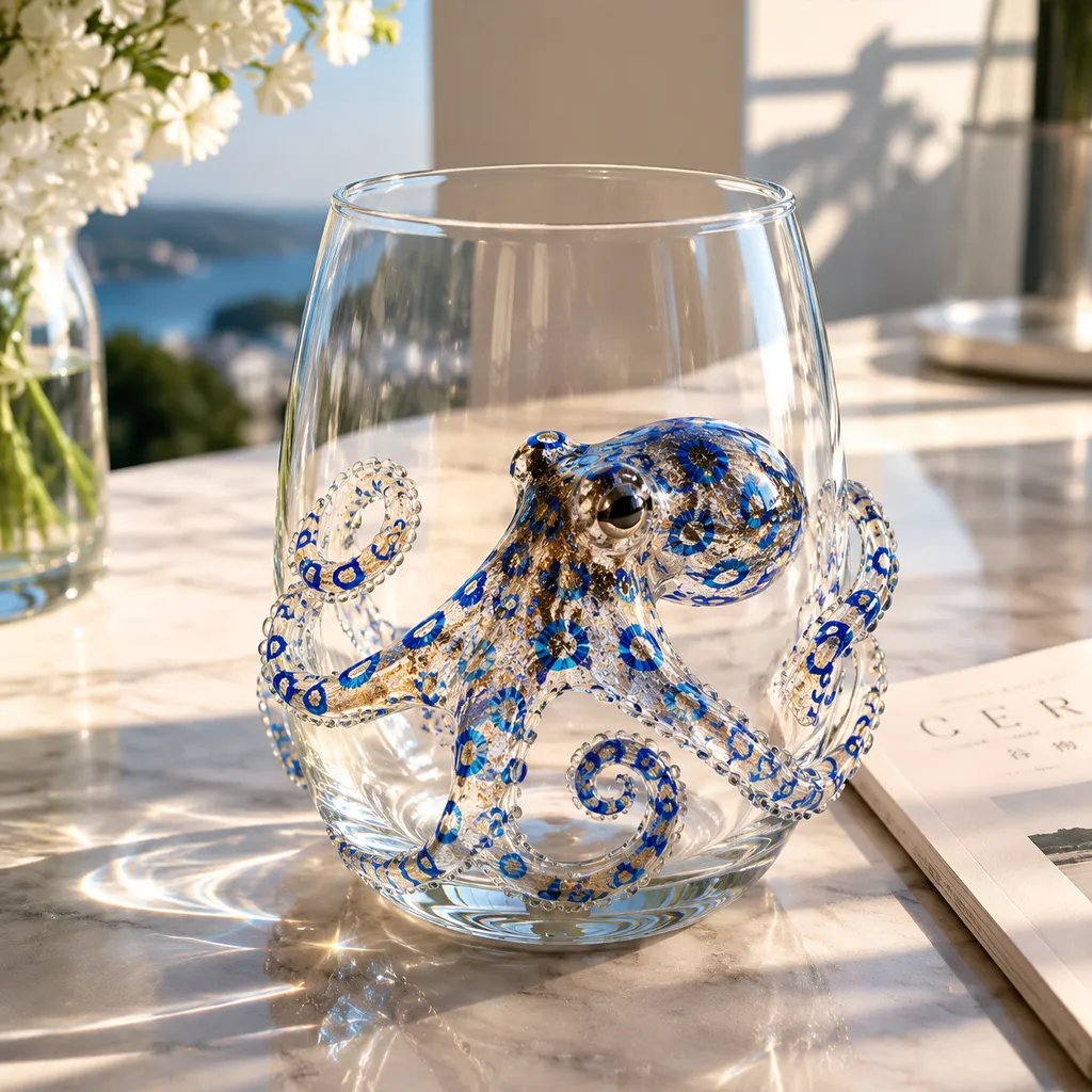 🔥🌊 3D Ocean Animal Artisan Glassware Collection for Fresher Sips, Coastal Elegance & Elevated Home Bar Vibes