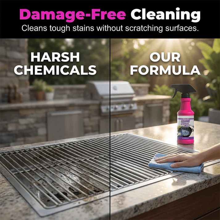 🔥Father's Day Sale: Non-Toxic Grill Cleaner - No Scrubbing, Cuts Grease In Seconds💧