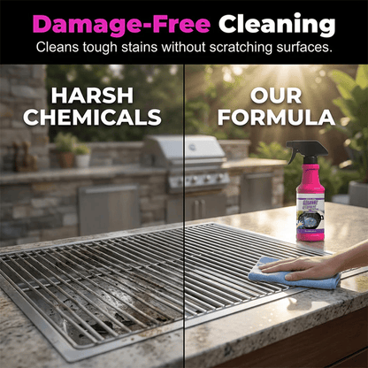 🔥Father's Day Sale: Non-Toxic Grill Cleaner - No Scrubbing, Cuts Grease In Seconds💧