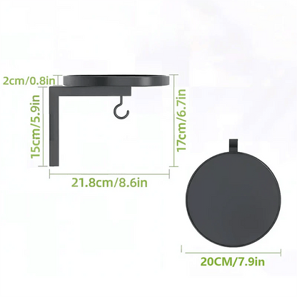 📢📢40% OFF !!!⏰Wall-Mounted Metal Bird Bath – Antique Bronze Finish 🐦🛁🧱🏡