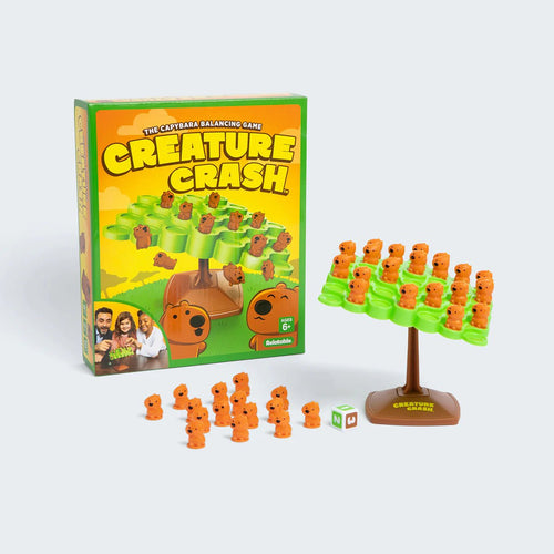 🎲Creature Crash Capybara Balancing Tree Game✨Fun Family Stacking Board Game for Kids 6+