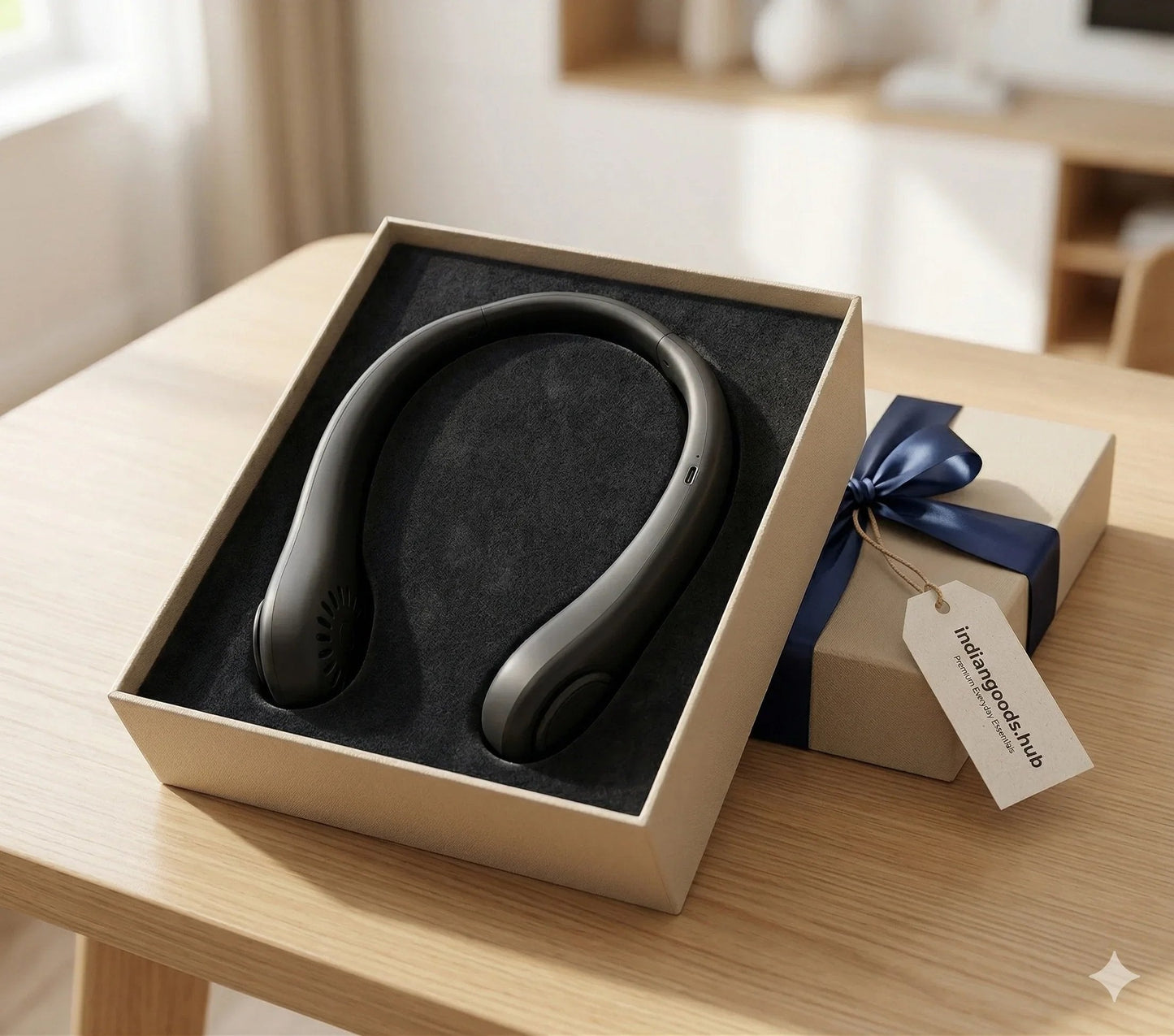 NeckFanTM – Wearable Neck Fan | Soft Airflow | Outdoor & Travel Cooling