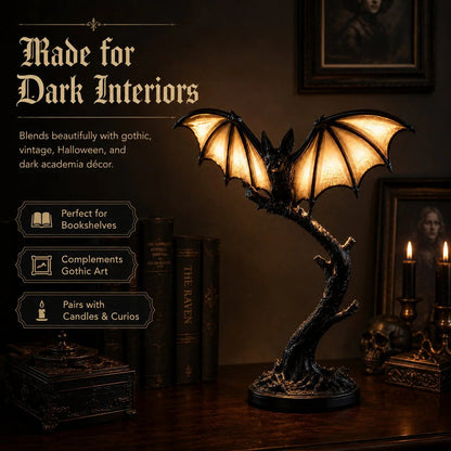 🦇✨ Halloween Glowing Magic Bat Table Lamp