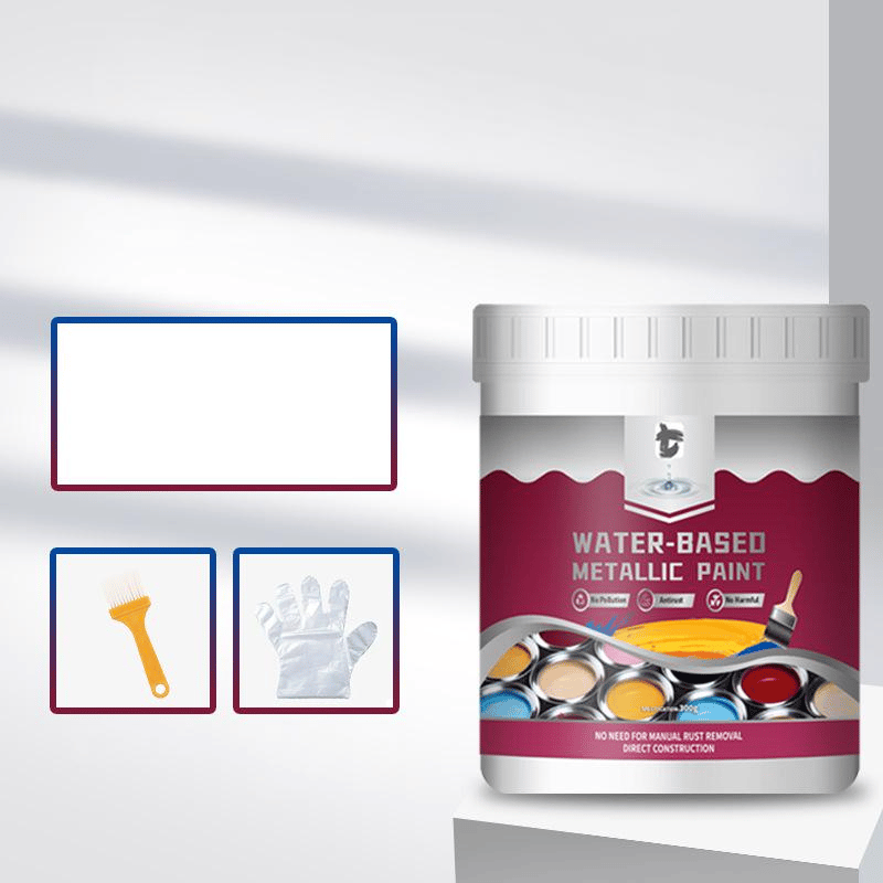 🔥Hot Sale 49% OFF🔥 Rust Converter & Metallic Paint – Stops Rust, Ready to Paint🛡️