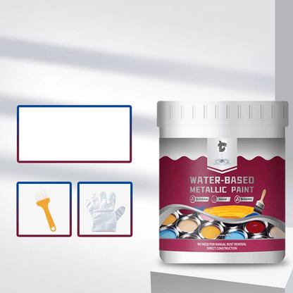🔥Hot Sale 49% OFF🔥 Rust Converter & Metallic Paint – Stops Rust, Ready to Paint🛡️