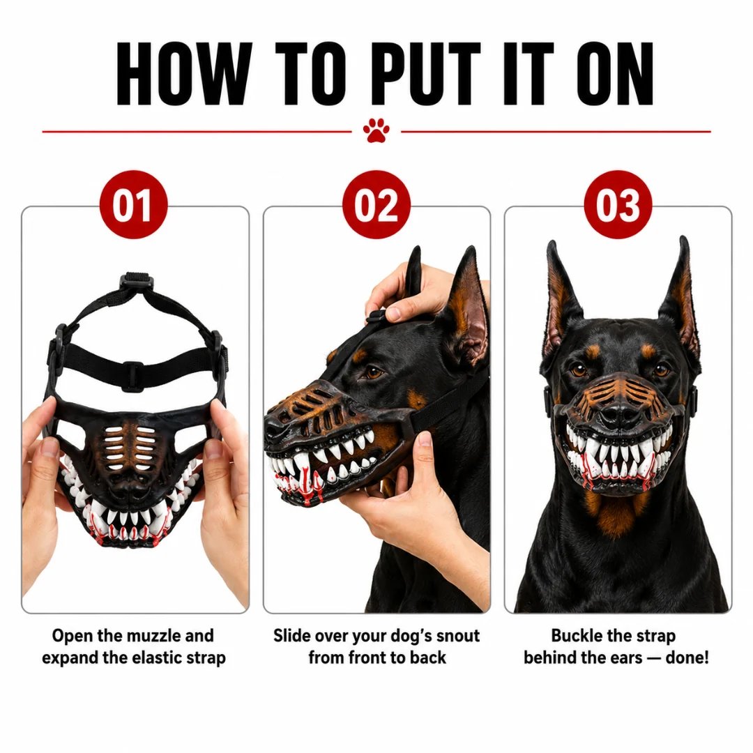 🎃 EARLY HALLOWEEN 49% OFF🔥🐶Hell Hound Monster Muzzle👿