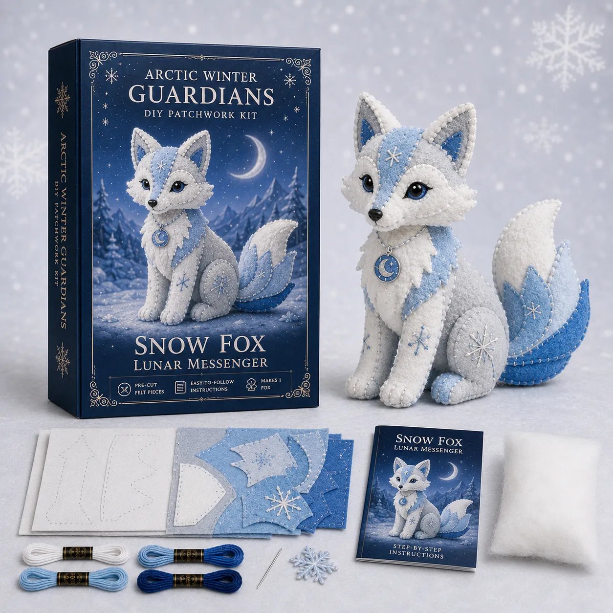 ❄️ Arctic Winter Guardians DIY Patchwork Kit