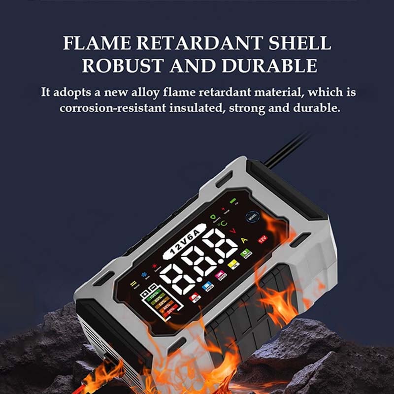 🔌🚗12V/24V Smart Battery Charger, Maintainer & Trickle Charger🔋
