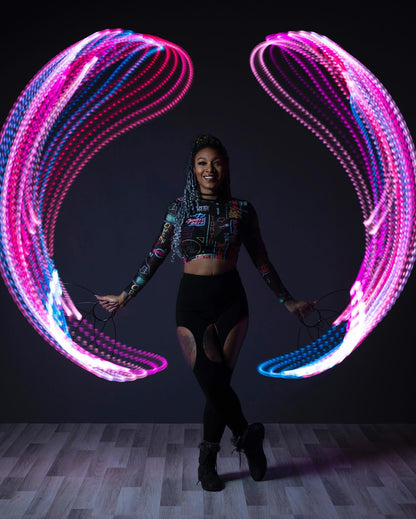 🔥Vibrant LED Flow Fans🎁