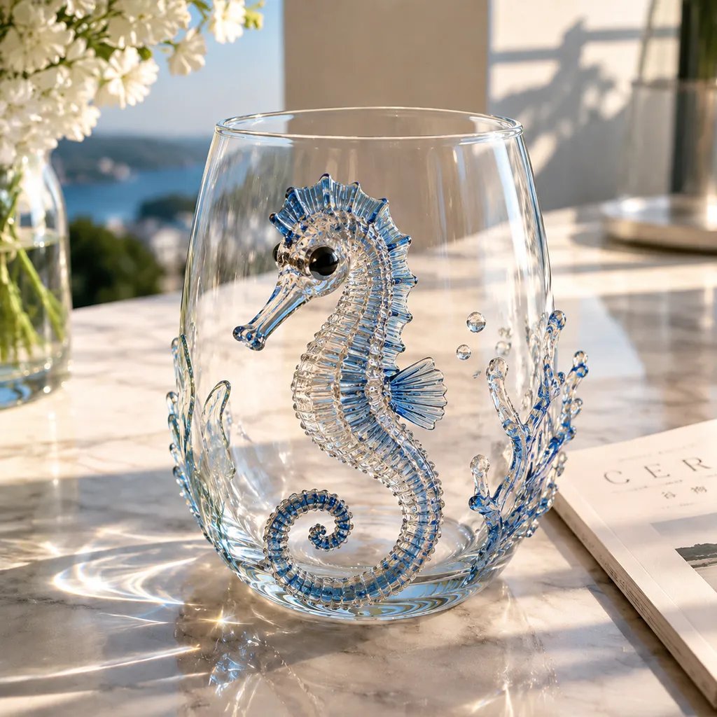 🔥🌊 3D Ocean Animal Artisan Glassware Collection for Fresher Sips, Coastal Elegance & Elevated Home Bar Vibes