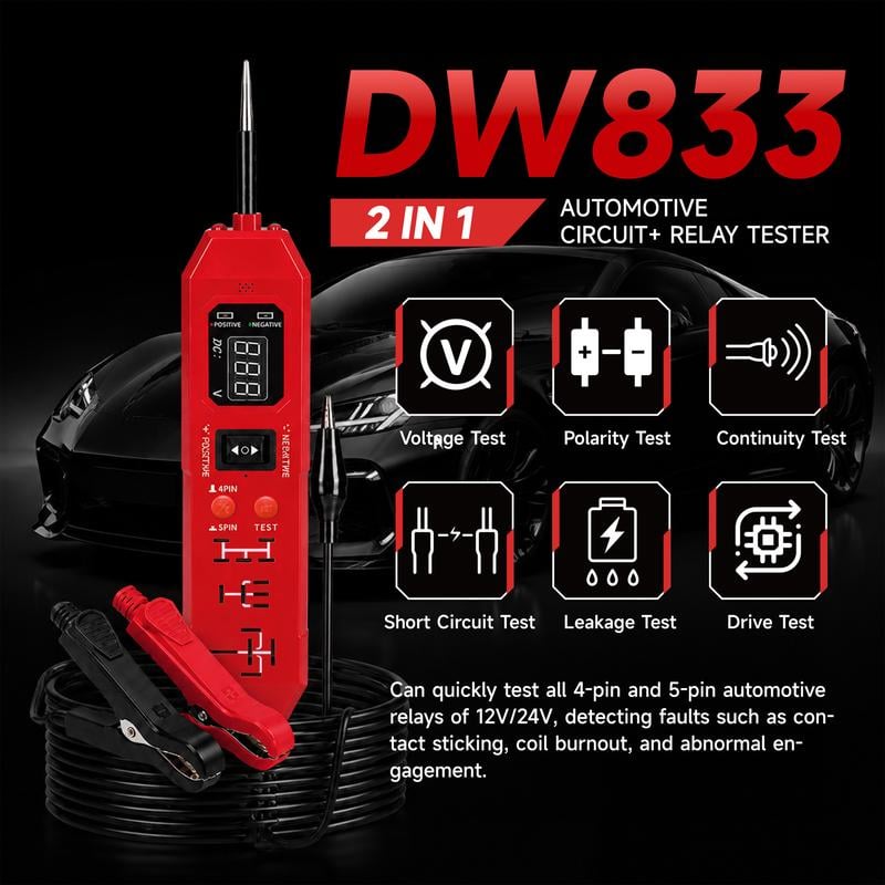 2 in 1 Power Circuit Probe Tester