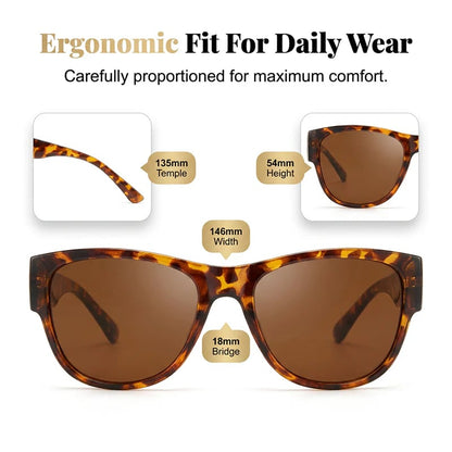 🔥 48% OFF · Large Sunglasses to Wear Over Glasses for Women ✨