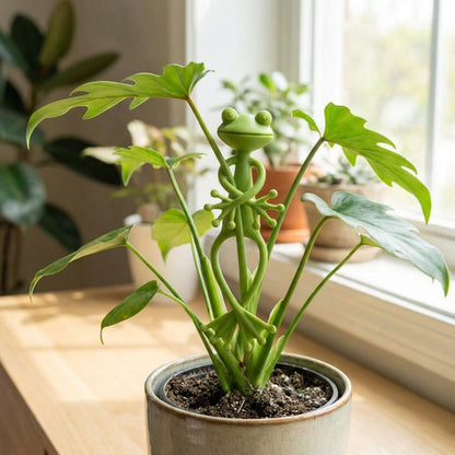 Frog Plant Stand Clips 🐸🌿 Support Climbing Plants Indoors Outdoors Stable Growth