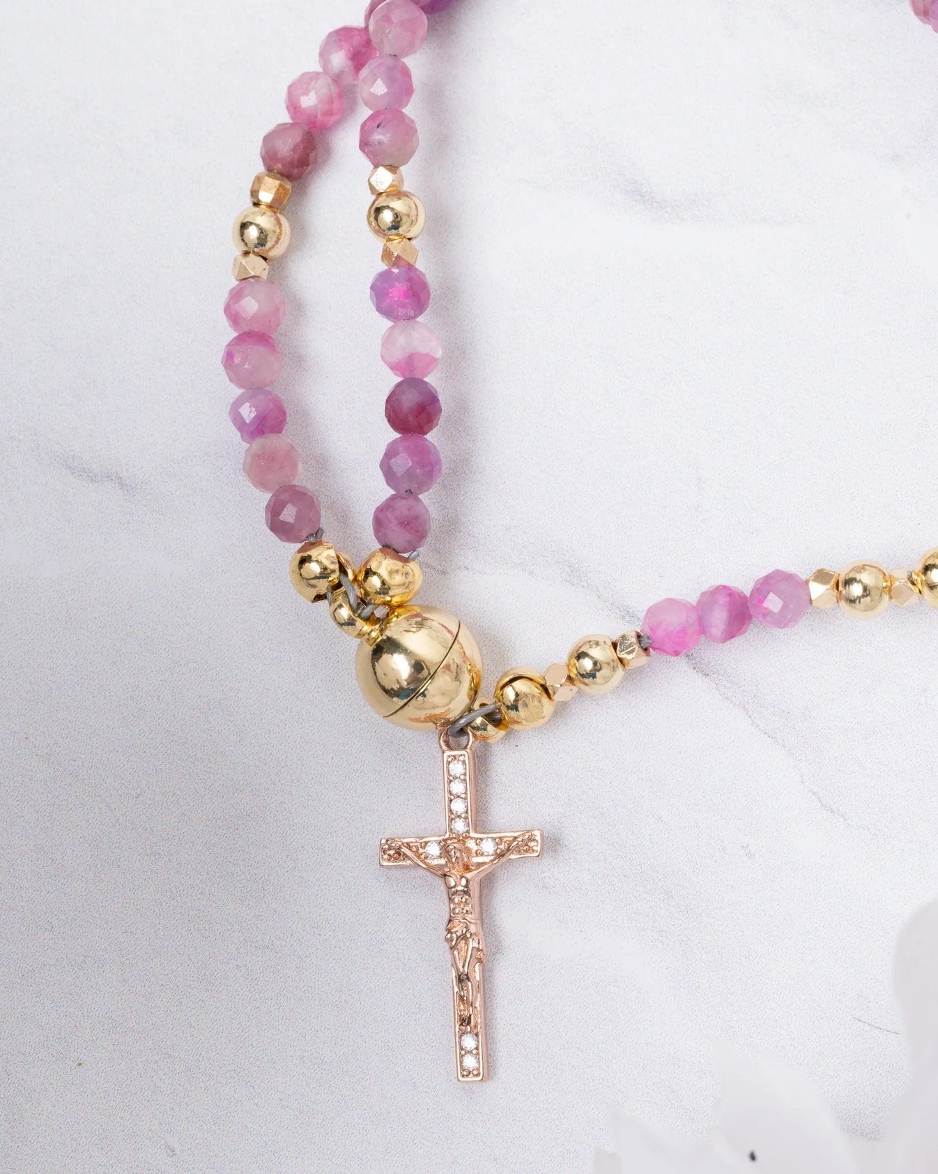 🔥 49% OFF - ✝️Handcrafted Rosary Bracelets📿