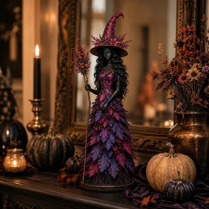 💥LAST DAY 49% OFF - 🧙 Enchanted Autumn Witch Figurine