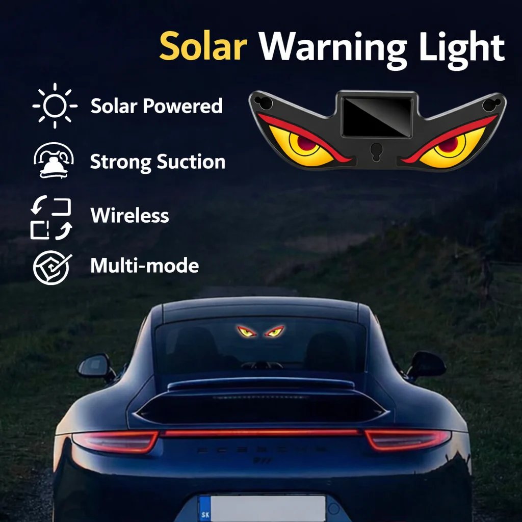 🔥Solar Demon Eye LED Car Window Light