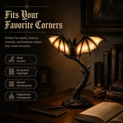 🦇✨ Halloween Glowing Magic Bat Table Lamp