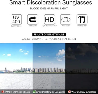 HD Polarized Photochromic Sunglasses UV400 Protection