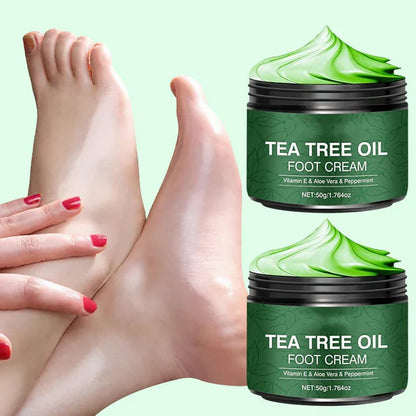🥳2026 HOT SALE🥳💞50K+ Sold ✨Soothing Aloe Vera & Tea Tree Foot Moisturizer, Repairing Dry Cracked Feet Skin Care Cream