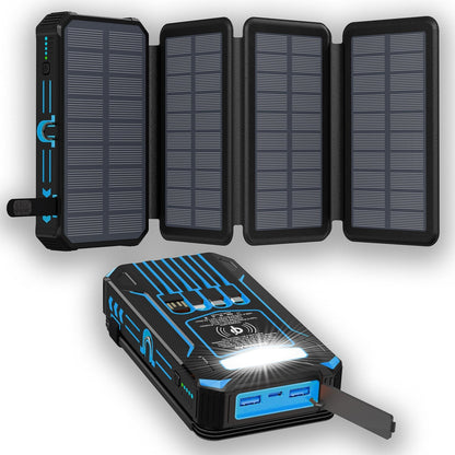 🔥 High-Capacity Solar Charger Power Bank