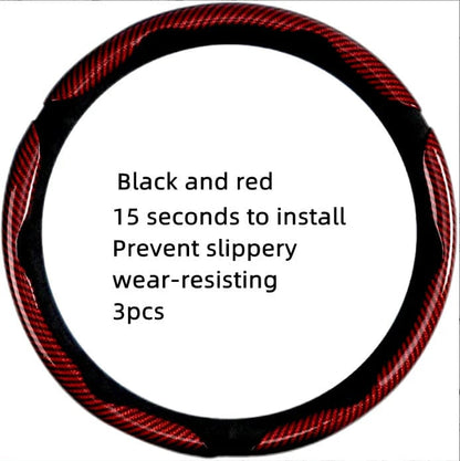 Non-Slip Car Steering Wheel Cover for 15 Inch Wheels