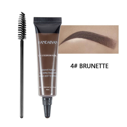 ⭐Long-lasting Waterproof Smudge-proof Liquid Eyebrow Gel/Tint(With Free Brush)