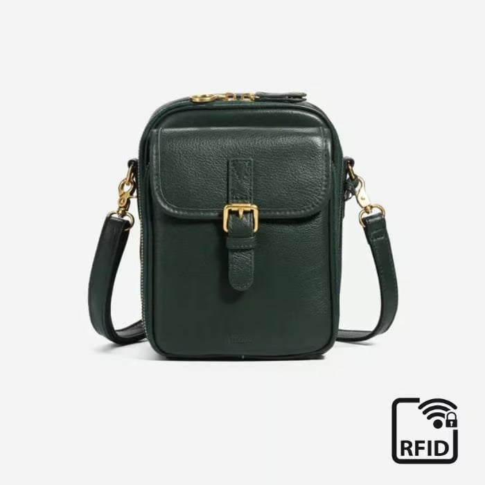 🔥Crossbody Leather RFID Bag