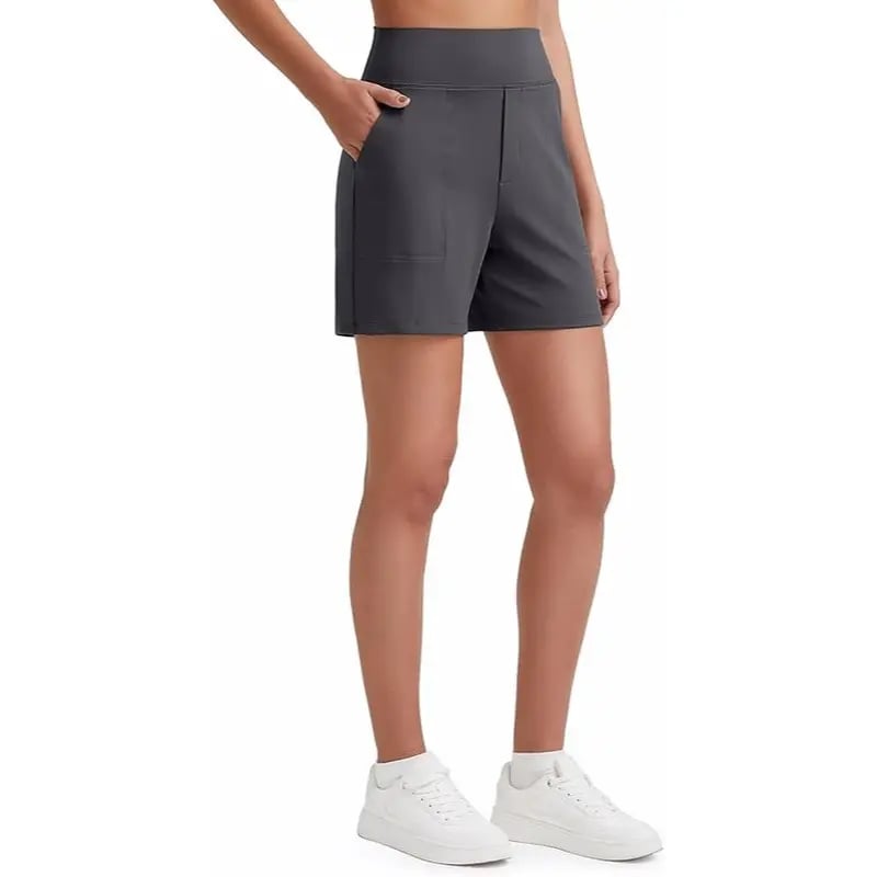 Women's High-Waisted Athletic Bermuda Shorts with Pockets – Running, Yoga, Summer Casual Activewear(Buy 2 Free Shipping)