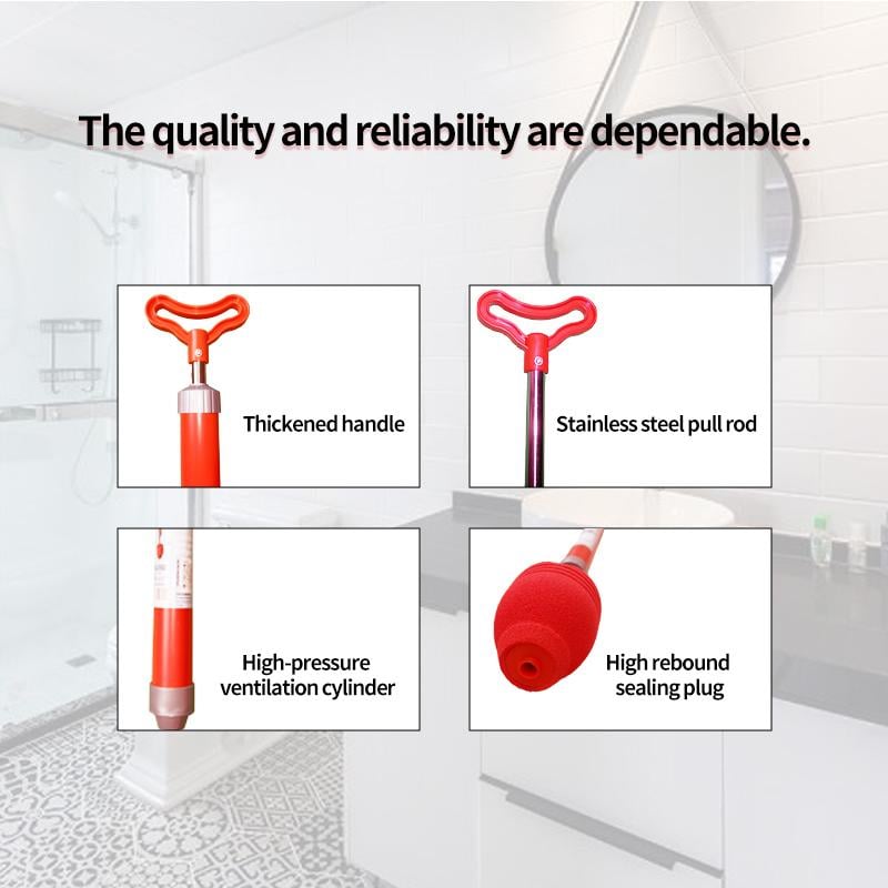 🔥 Hot Sale Discount 53% Off 🧼All-Purpose Toilet Unclogging Tool