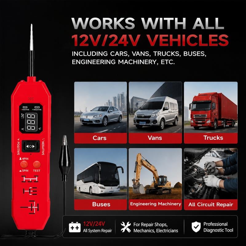 2 in 1 Power Circuit Probe Tester
