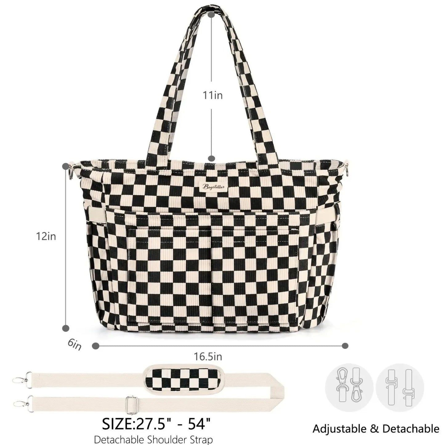 💕Hot sale 50% OFF👜 CORDUROY TOTE BAG FOR WOMEN