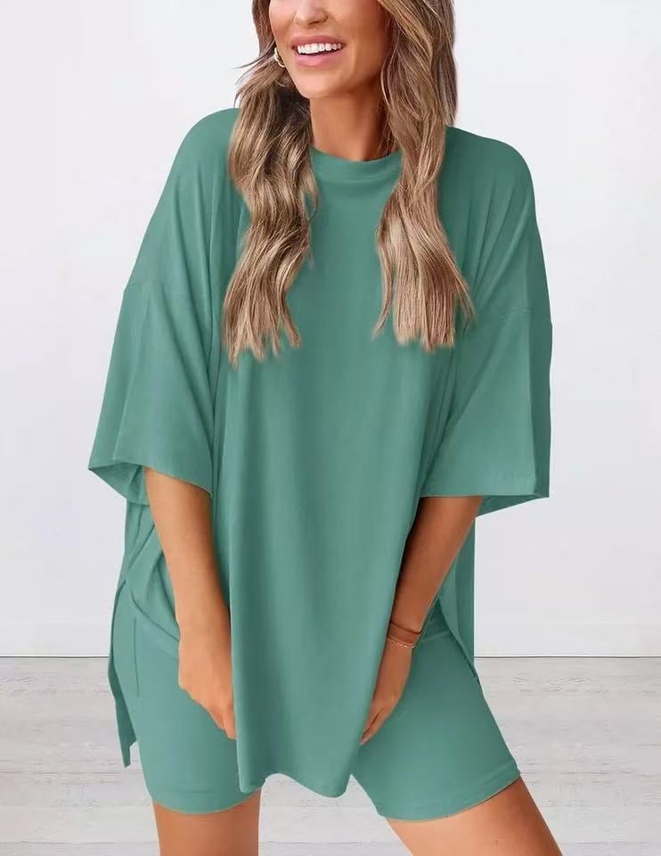 2026 Women's Summer Casual Loose Two-Piece Casual Suit
