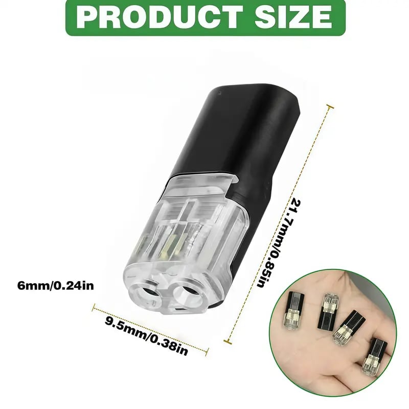 Double-Wire Plug-in Connector Led Light Strip Connectors