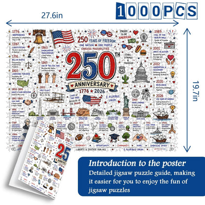 Patriotic America Jigsaw Puzzle 1000 Pieces