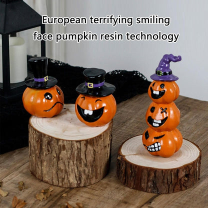 Halloween Spooky Pumpkin-Head Resin Ornament🎃