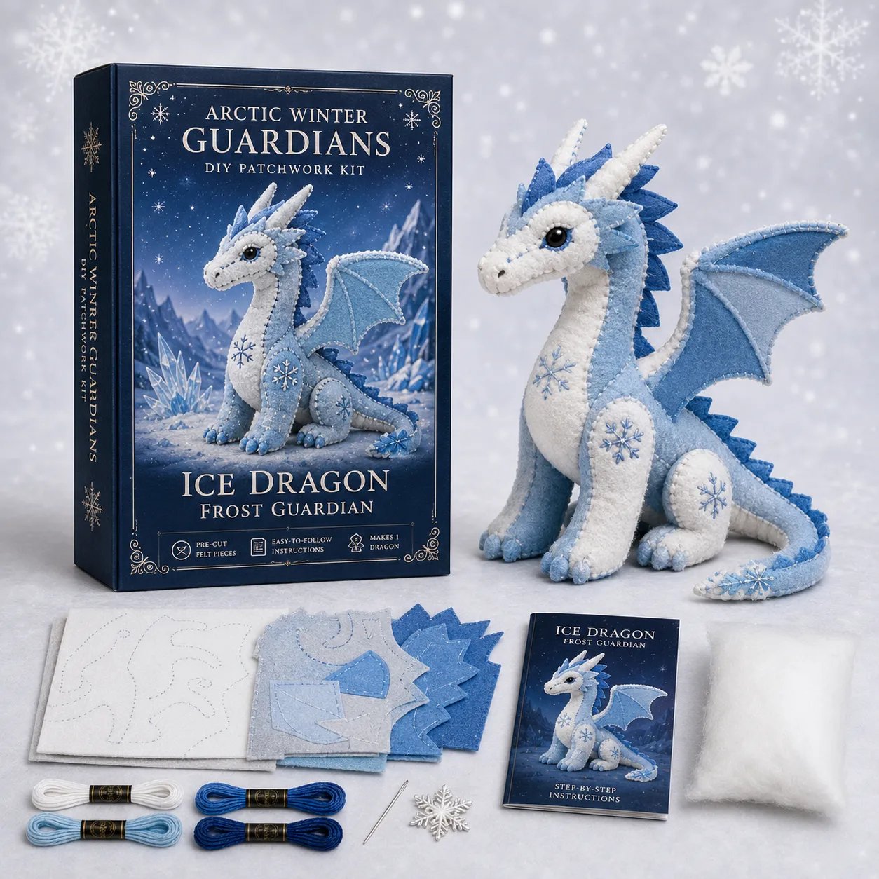 ❄️ Arctic Winter Guardians DIY Patchwork Kit